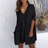 Bohemian Casual Summer Beach Dress Women Beachwear One size Fit All