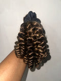 16A - Virgin curly hair for Bohobob hair (A2cfashion)