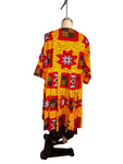 Lala - Women African Kente Midi dress (A2cfashion)