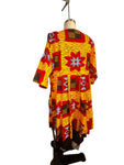 Lala - Women African Kente Midi dress (A2cfashion)