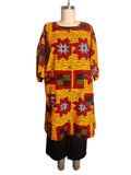 Lala - Women African Kente Midi dress (A2cfashion)